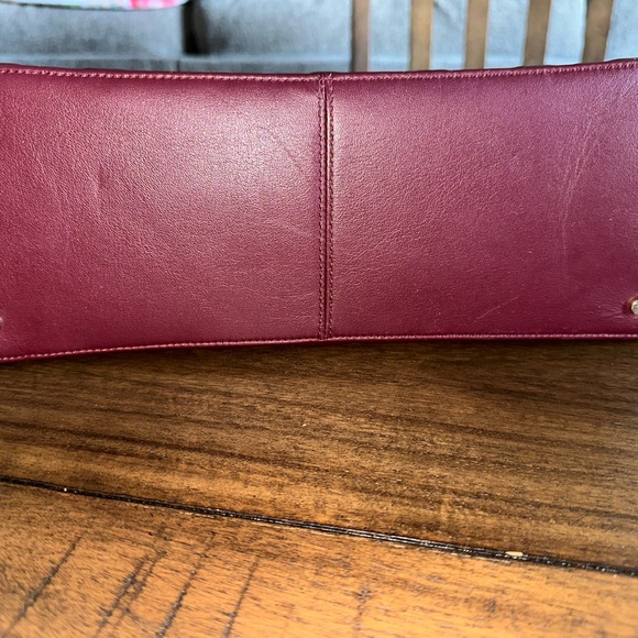 Kate Spade Burgundy Quilted Tote - Picture 9 of 9